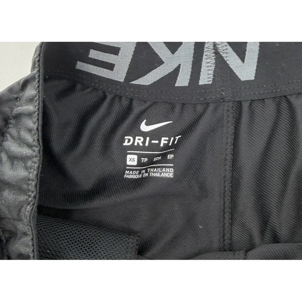 Nike Dri-Fit Athletic Women's Black Running Shorts Sz XS Athleisure Gym‎ Rat